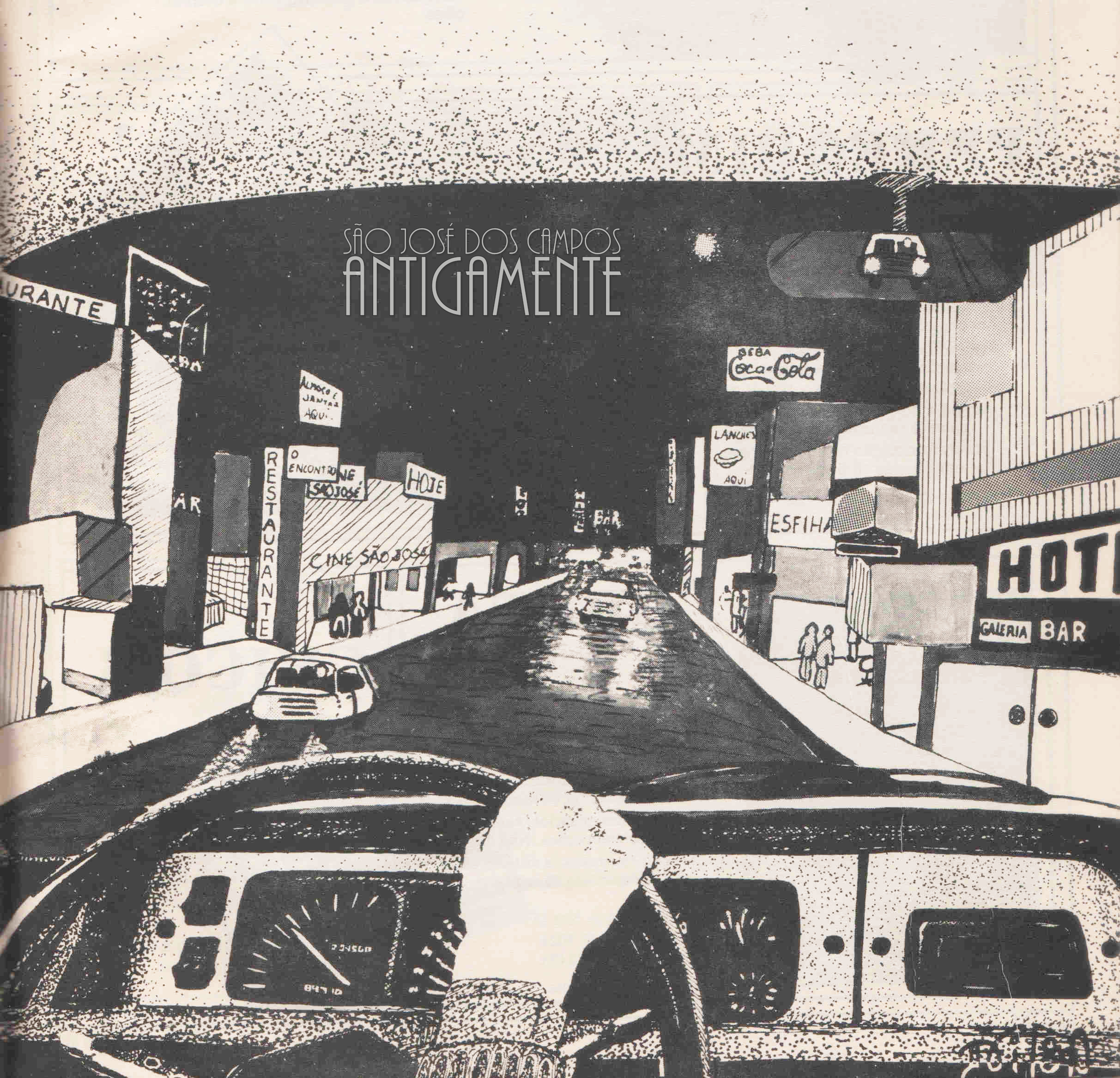 Comércio em São José em 1982