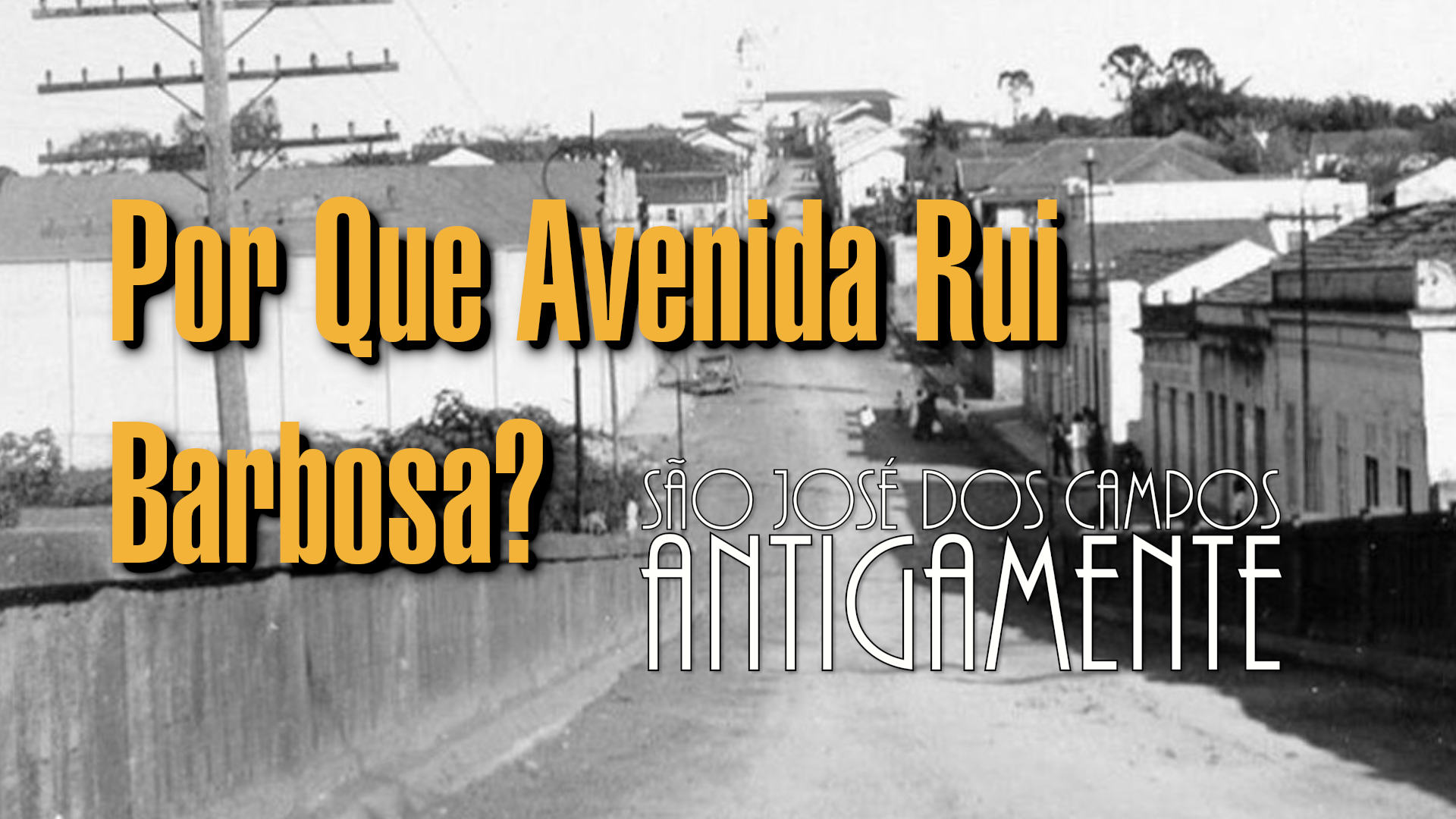 Por Que Avenida Rui Barbosa?